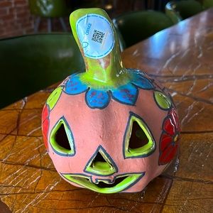 NEW Talavera Ceramic Mexican Pumpkin